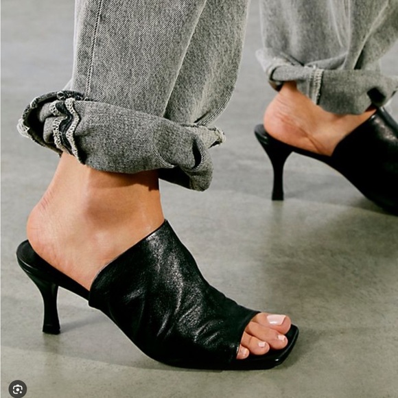 Free people cara square toe heels - Picture 2 of 3